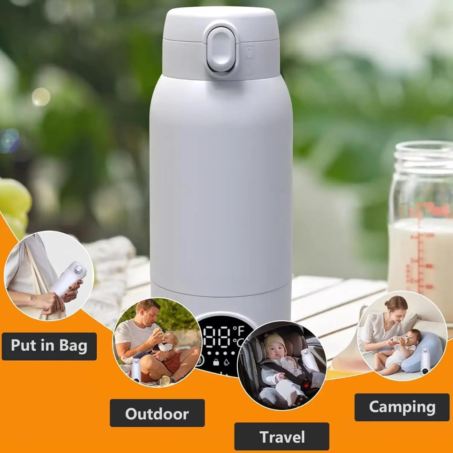 Portable Milk Warmer for Travel