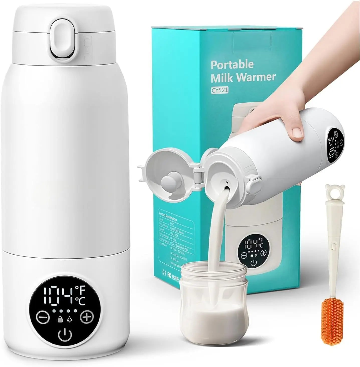 Portable Milk Warmer for Travel