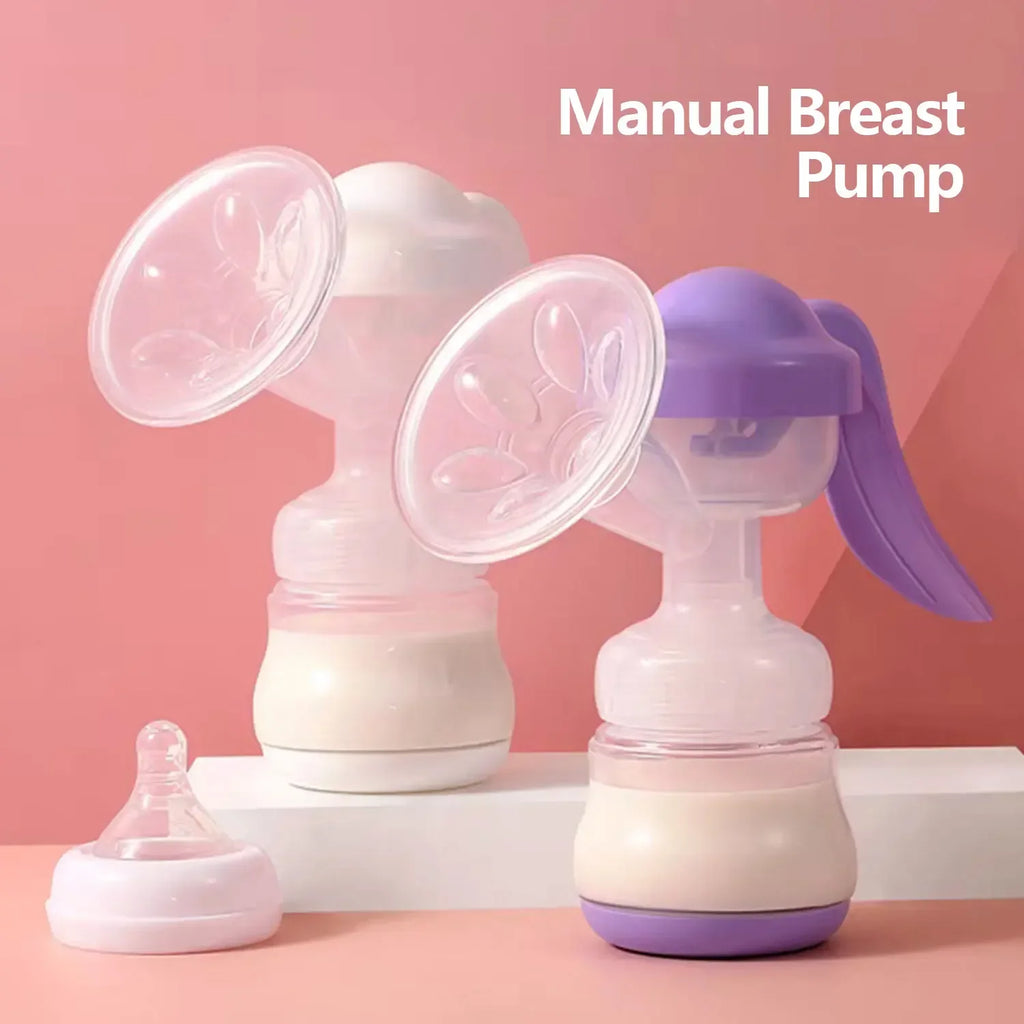 2 and 1 manual breast pump