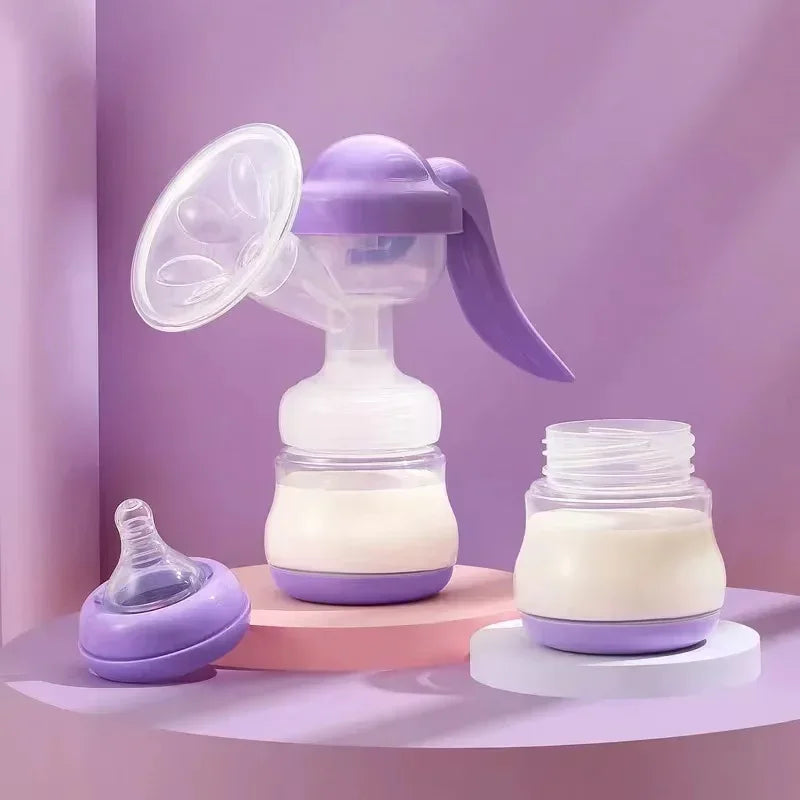 2 and 1 manual breast pump