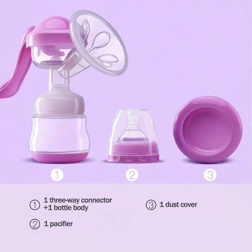2 and 1 manual breast pump