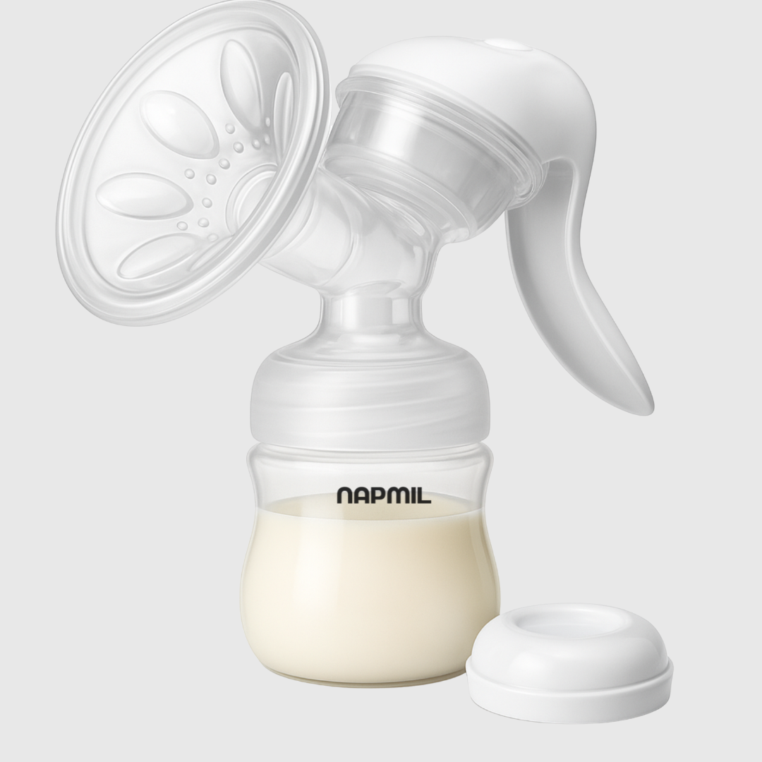 2 and 1 manual breast pump